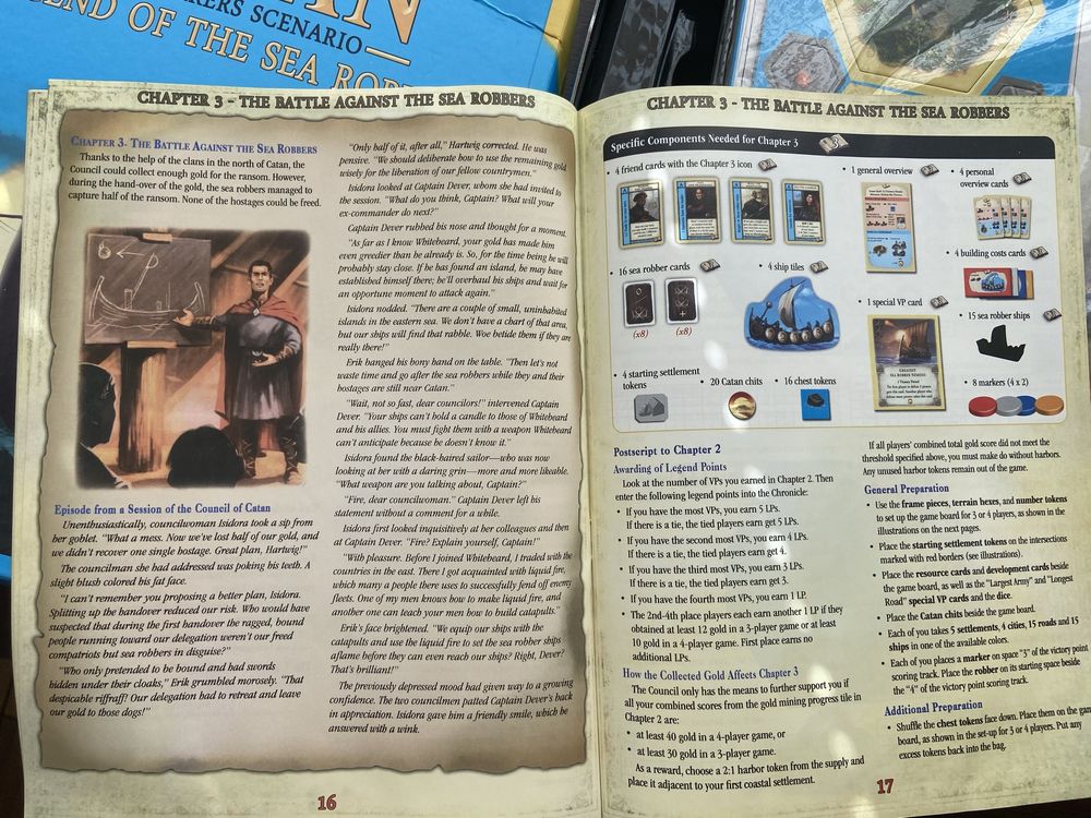 Catan - duże rozszerzenie morskie legendy 3-4 graczy