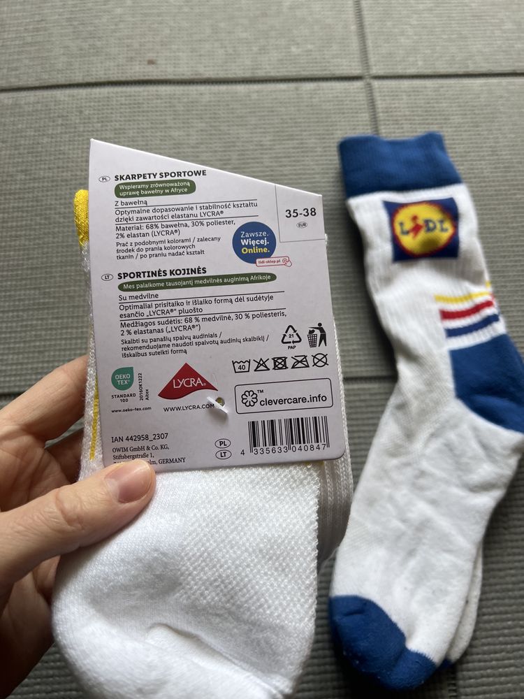 Skarpetki lidl nowe i używane