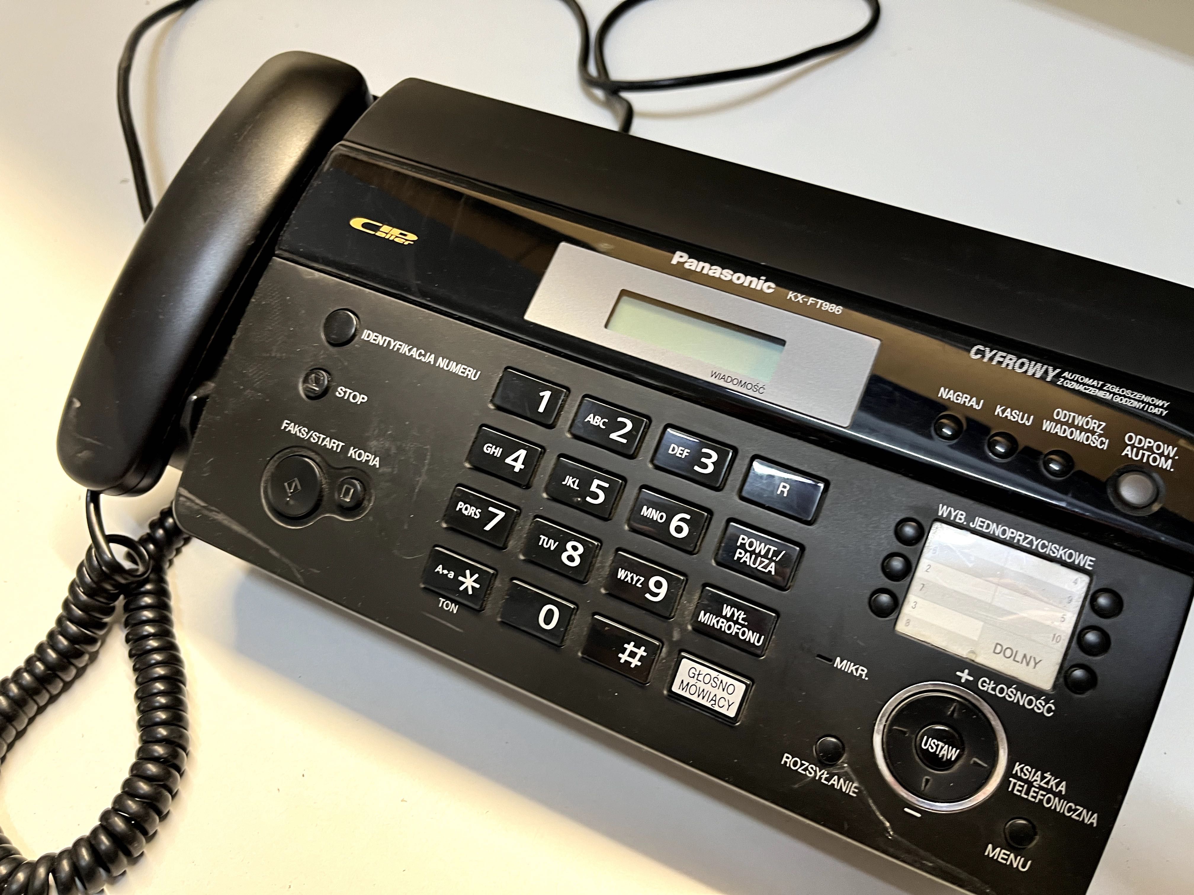 Telefon Fax Panasonic KX-FT25