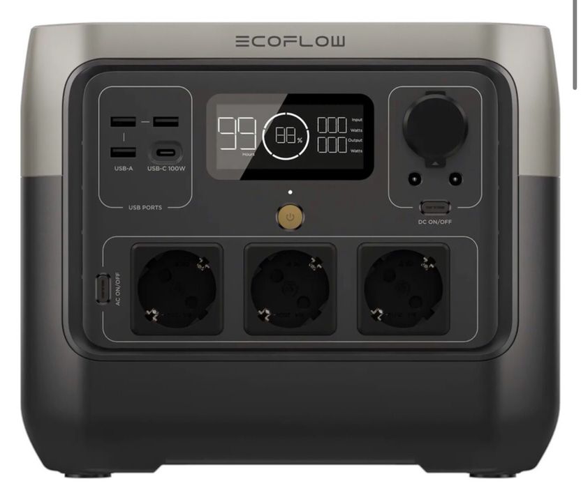 Официал Зарядна станція EcoFlow River 2 Pro 800 Вт, 768 Вт*год