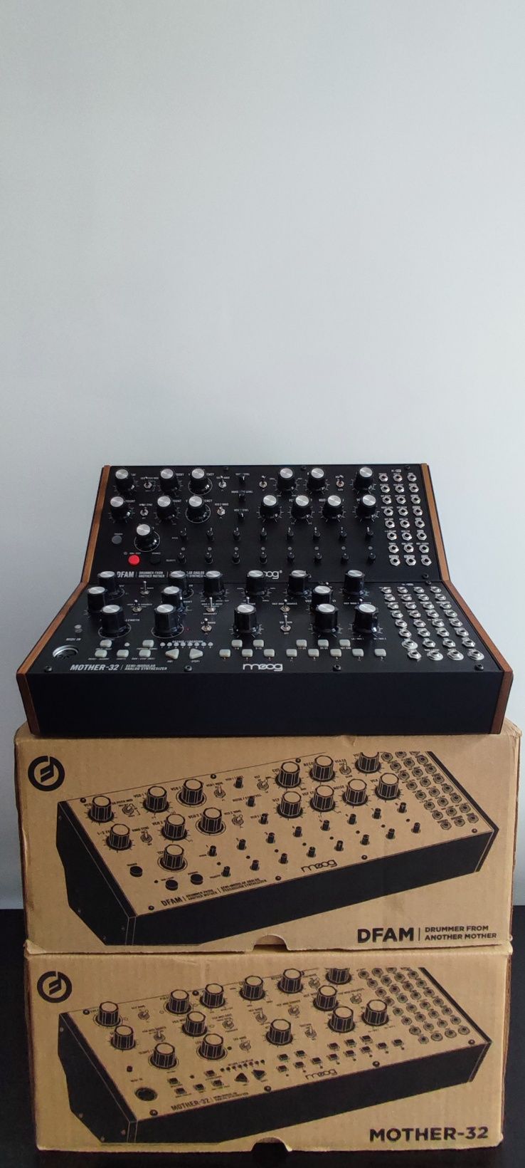 Moog Mother-32 + DFAM + 2-Tier Rack Kit