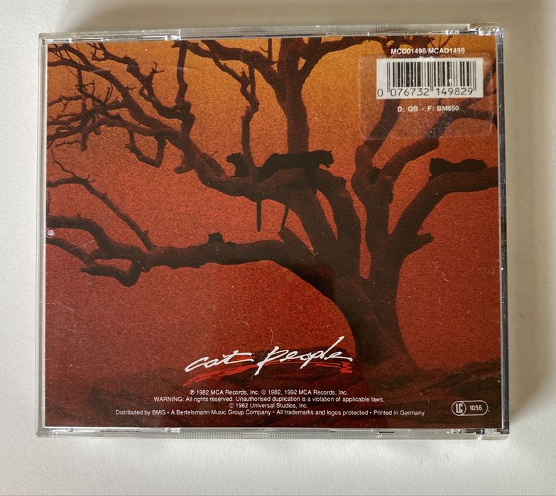Cd Cat People Original Soundtrack