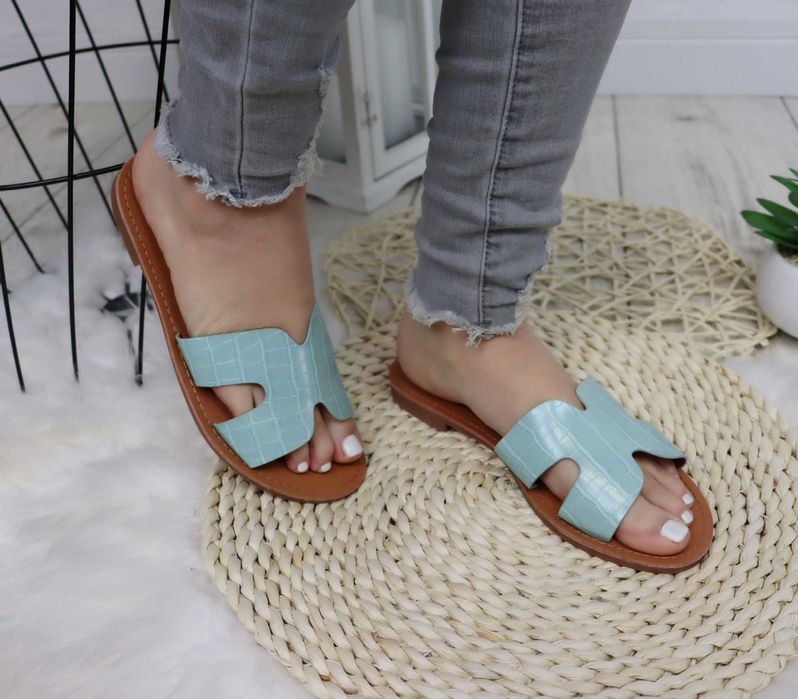 NOWE Klapki sandały damskie rozm 36-41 turkusowe TU KUPUJESZ r.37