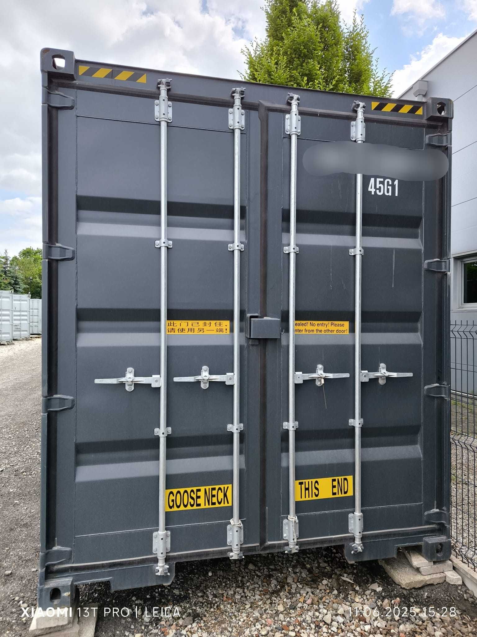 Kontener Morski 40HCDD Podwójne Drzwi Przelotowy ONE-WAY 7016