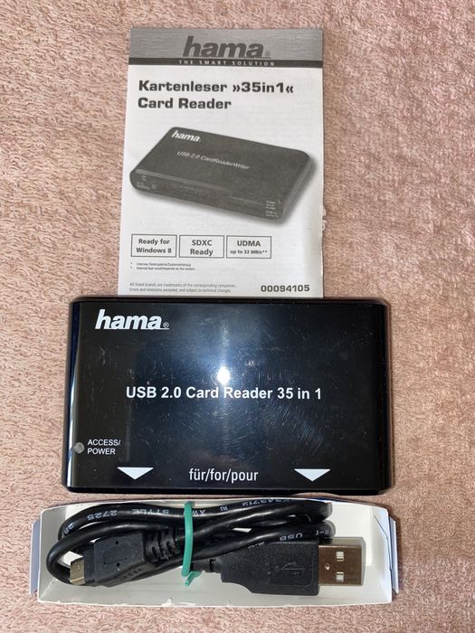 Хама Card Reader все в одном 35 в 1 USB 2.0