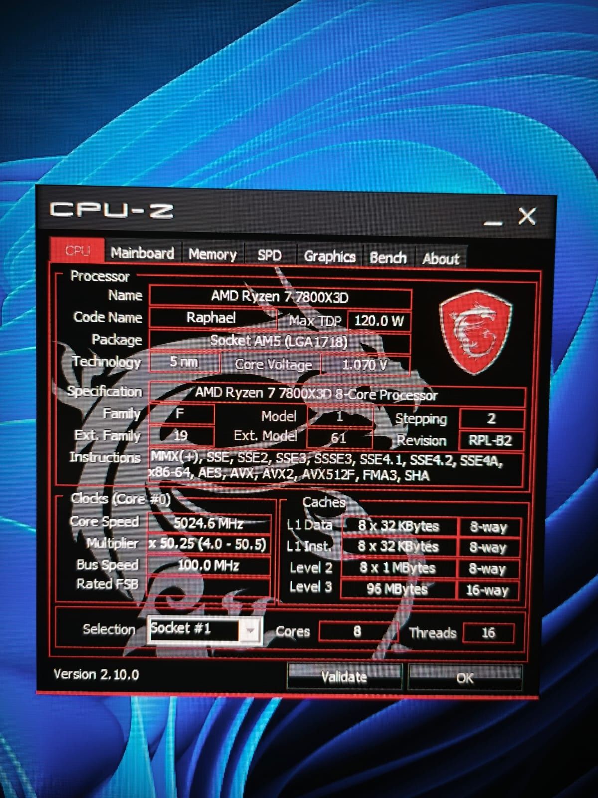 PC Gamer Ryzen 7 7800x3d