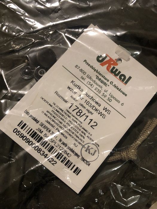 Kurtka puchowa DRWAL XL 103/dkws nowa ws dws