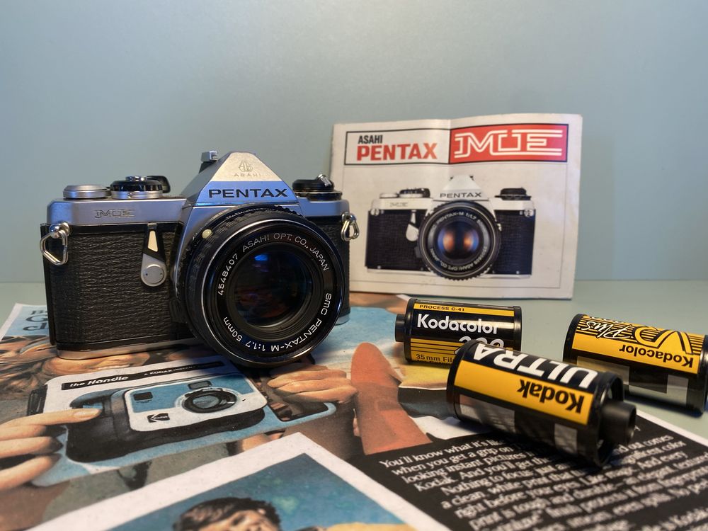 Pentax ME 50mm f1.7 - aparat analogowy, z kolekcji !