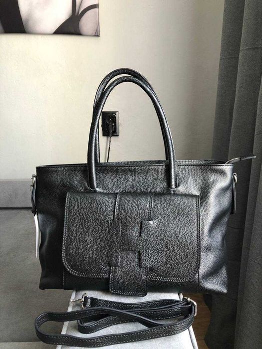 Класична шкіряна сумка Virginia Conti | Кожаная сумка Virginia Conti