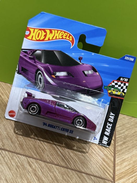 Hot Wheels Ferrari F40 i 365 GTB4, Porsche 911 GT3, Bugatti EB110 SS