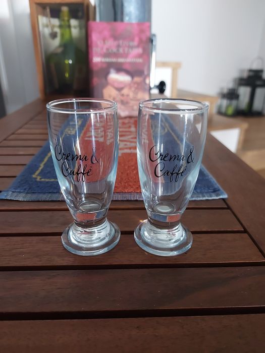 2 Copos "Crema & Caffé"