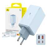 Ładowarka sieciowa Baseus GaN6 Pro 2xUSB-C + 2xUSB 65W Niebieski
