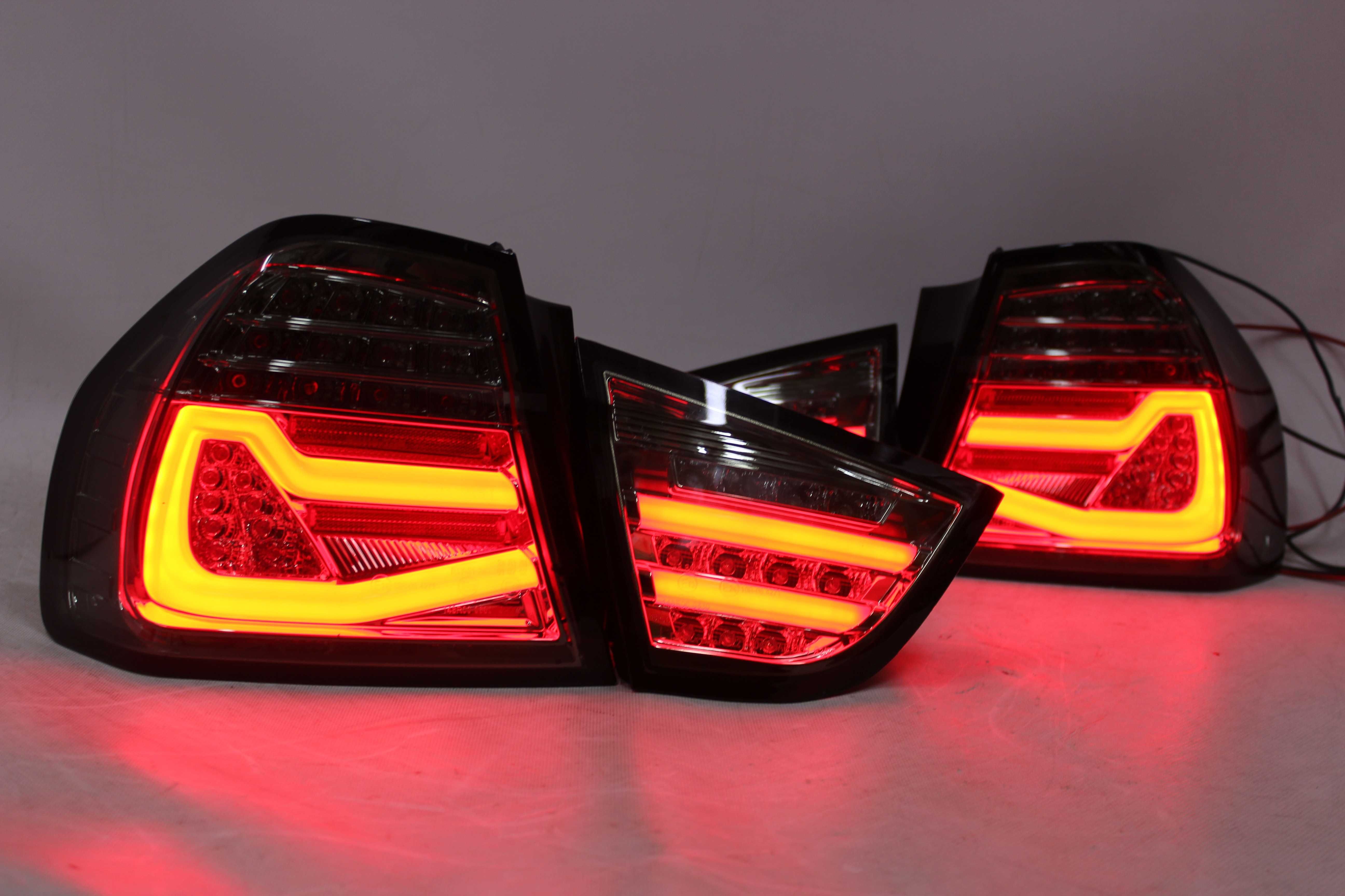 Lampy światła tył tylne BMW E90 09-11 LCI LIFT SEDAN LED SMOKE NEON