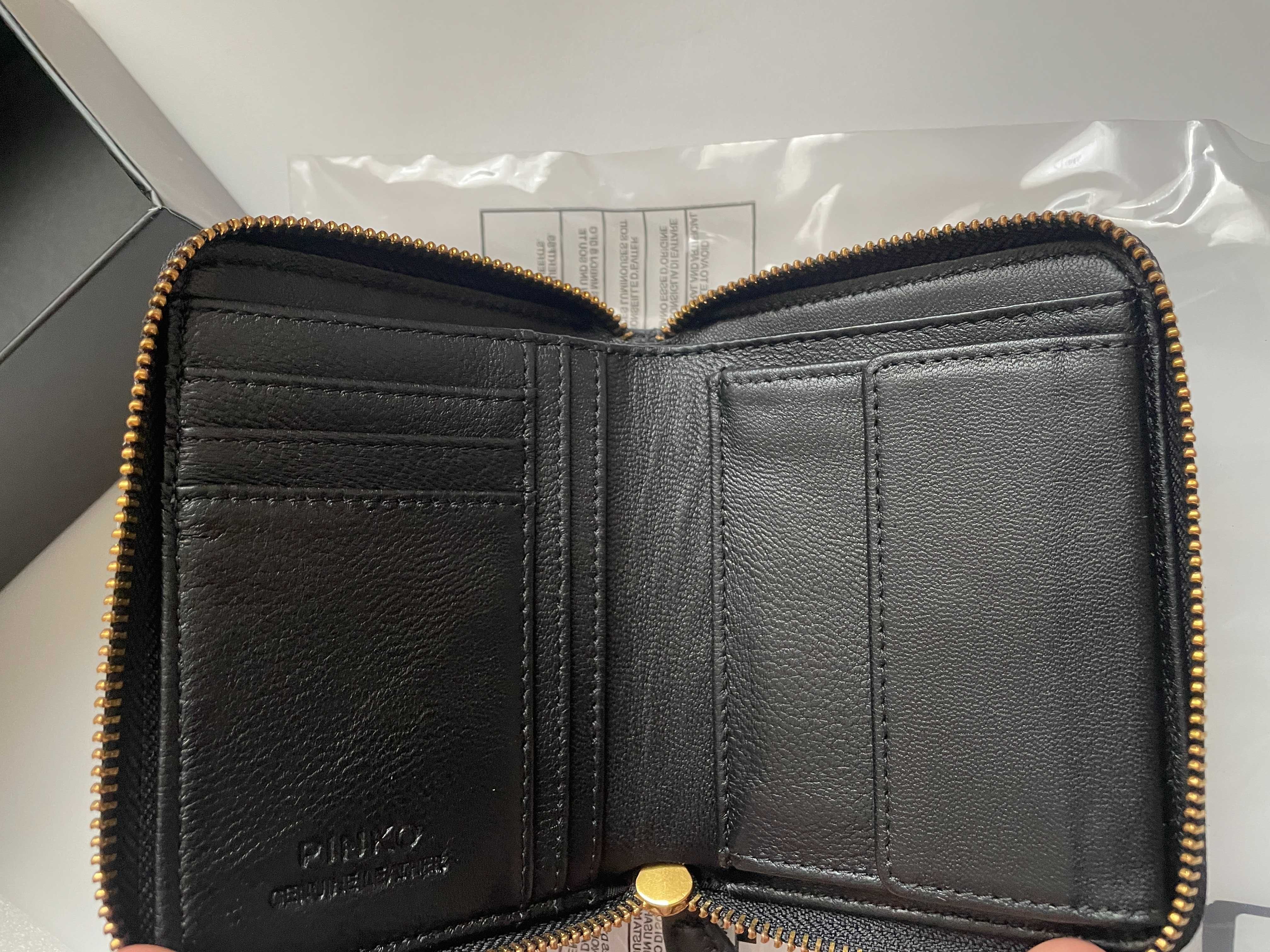 Portfel Pinko Compact Wallet czarny