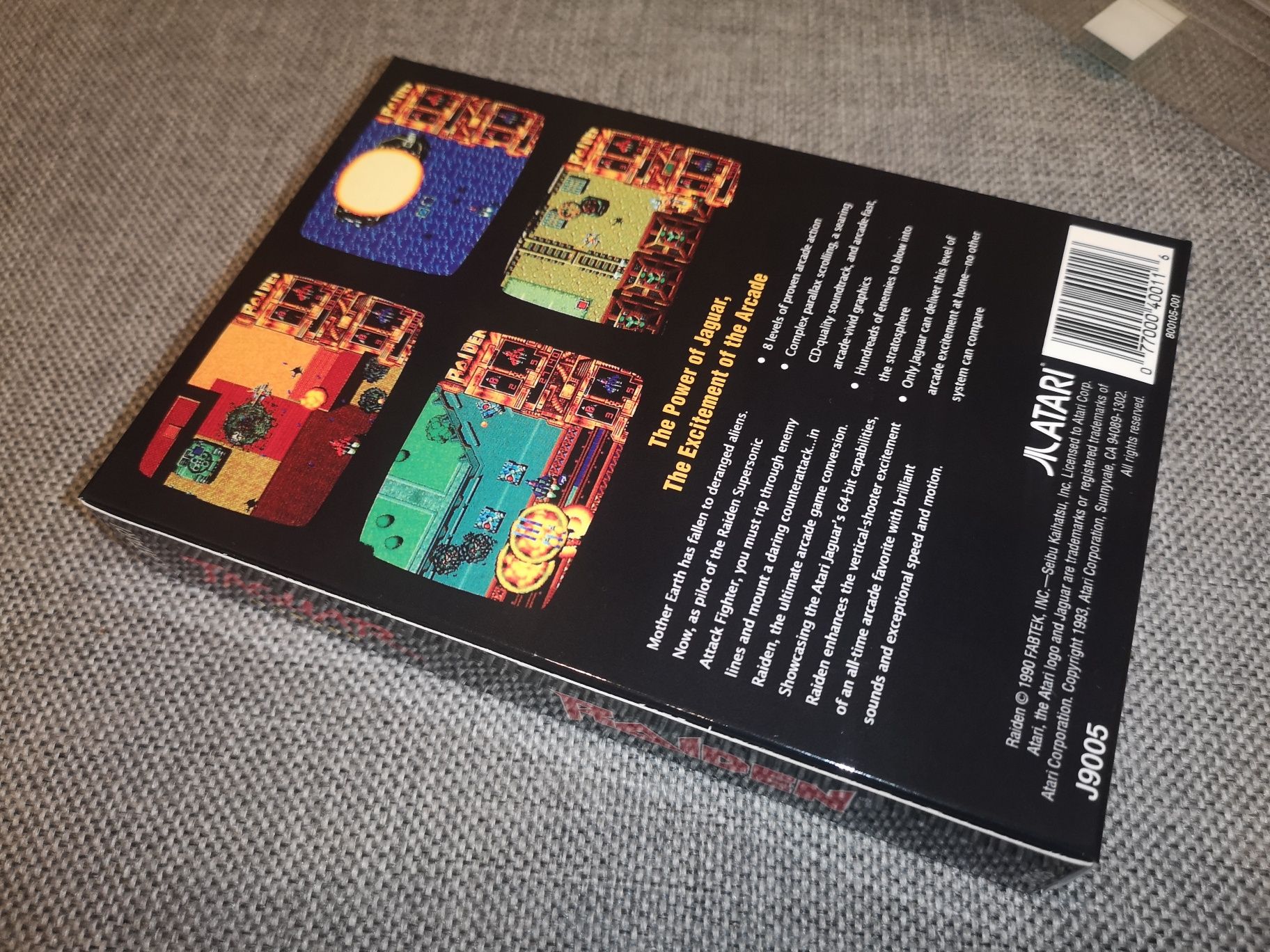 Raiden ATARI JAGUAR gra sklep Ursus RETRO (rzadkość na rynku)