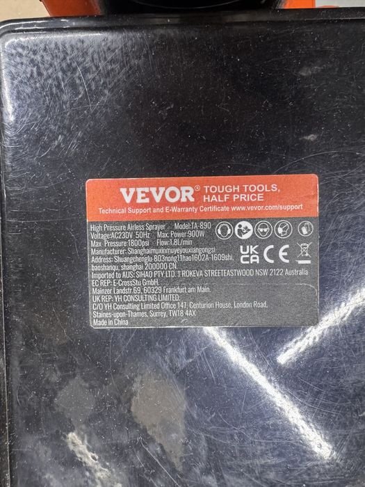 Agregat Do malowania Bezpowietrzny membranowy 900W elektryczny