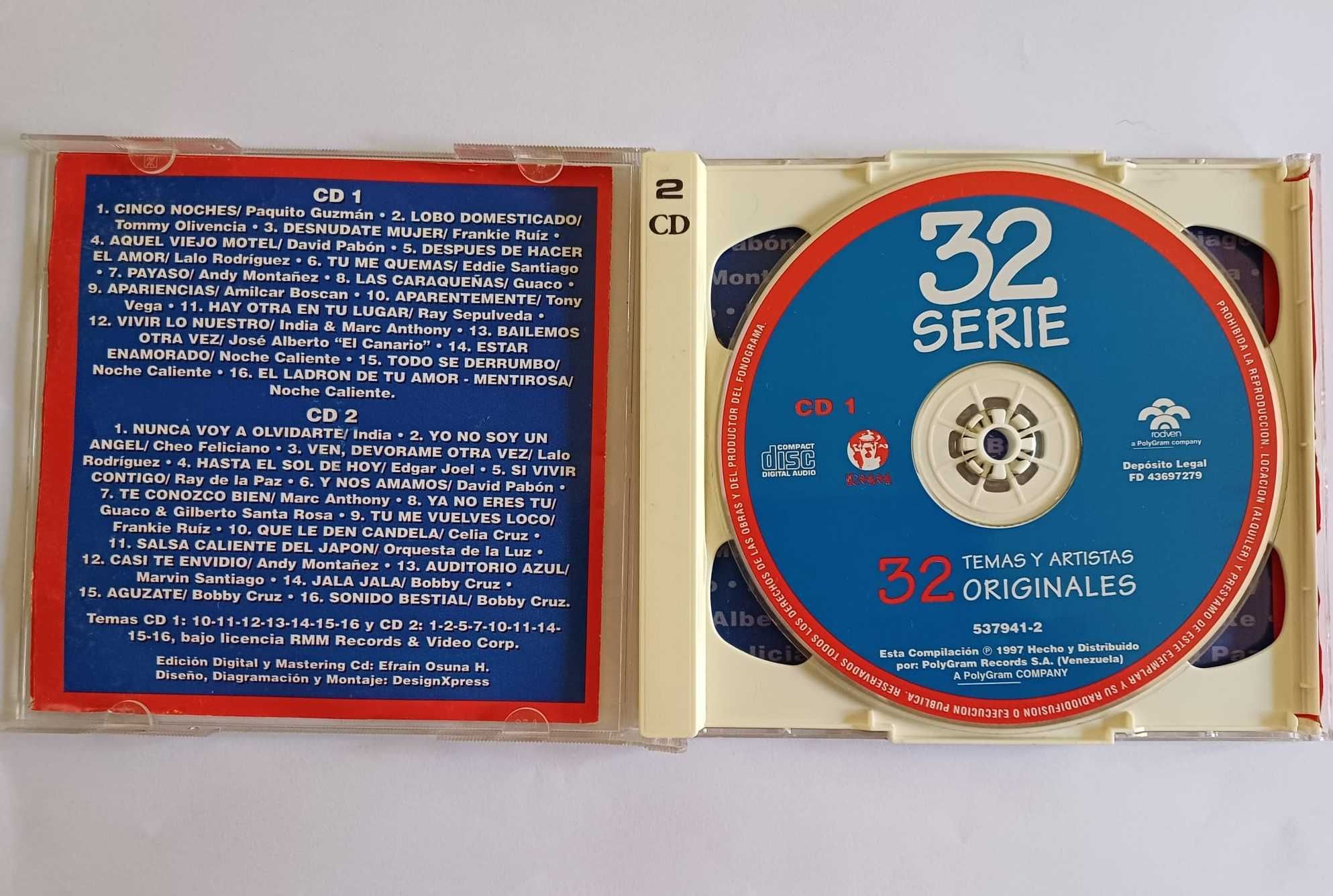 CD duplo - Se botó La Salsa, 32 temas y artistas originales, serie 32