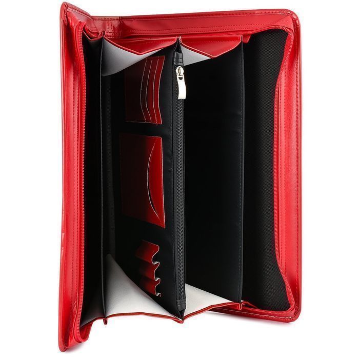 Beltimore czerwony męski biwuar aktówka teczka organizer dla handlowca