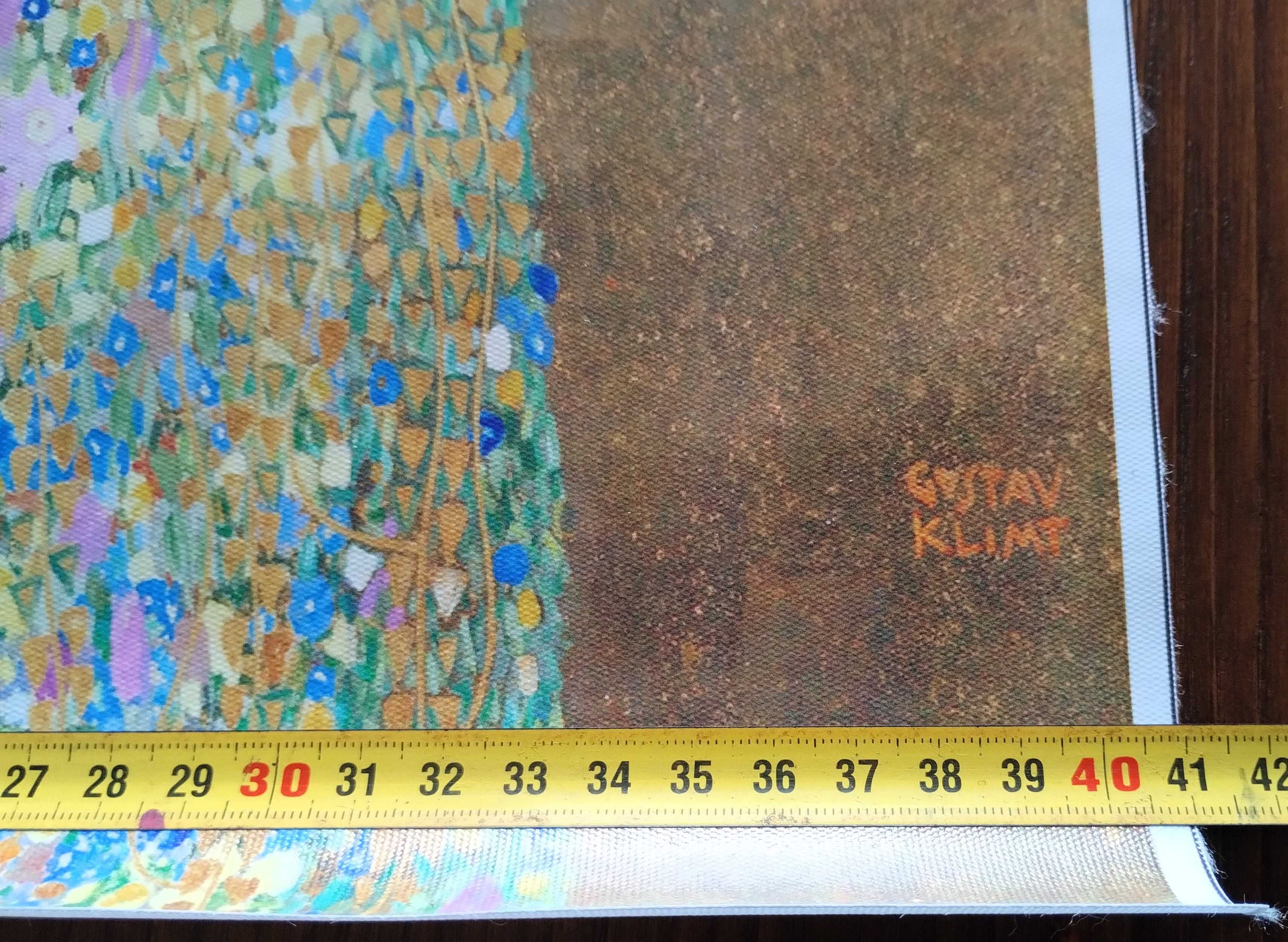 Tela Grande Gustav Klimt - O Beijo, 1907 60X40Cm