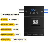 Smart BMS 11-24s 100А Активний балансир 0,6А.