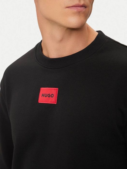 HUGO Світшот M, L, XXL Diragol212 50447964 Чорний Regular Fit