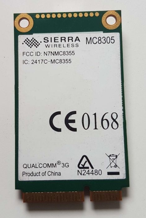 Modem Karta wiFi WWAN SIERRA MC8305 mini PCI-e 3G