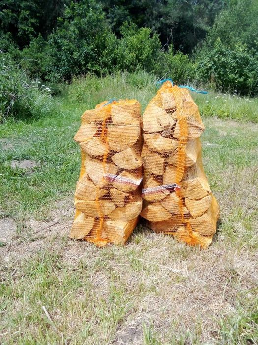 Drewno workach łupane suche