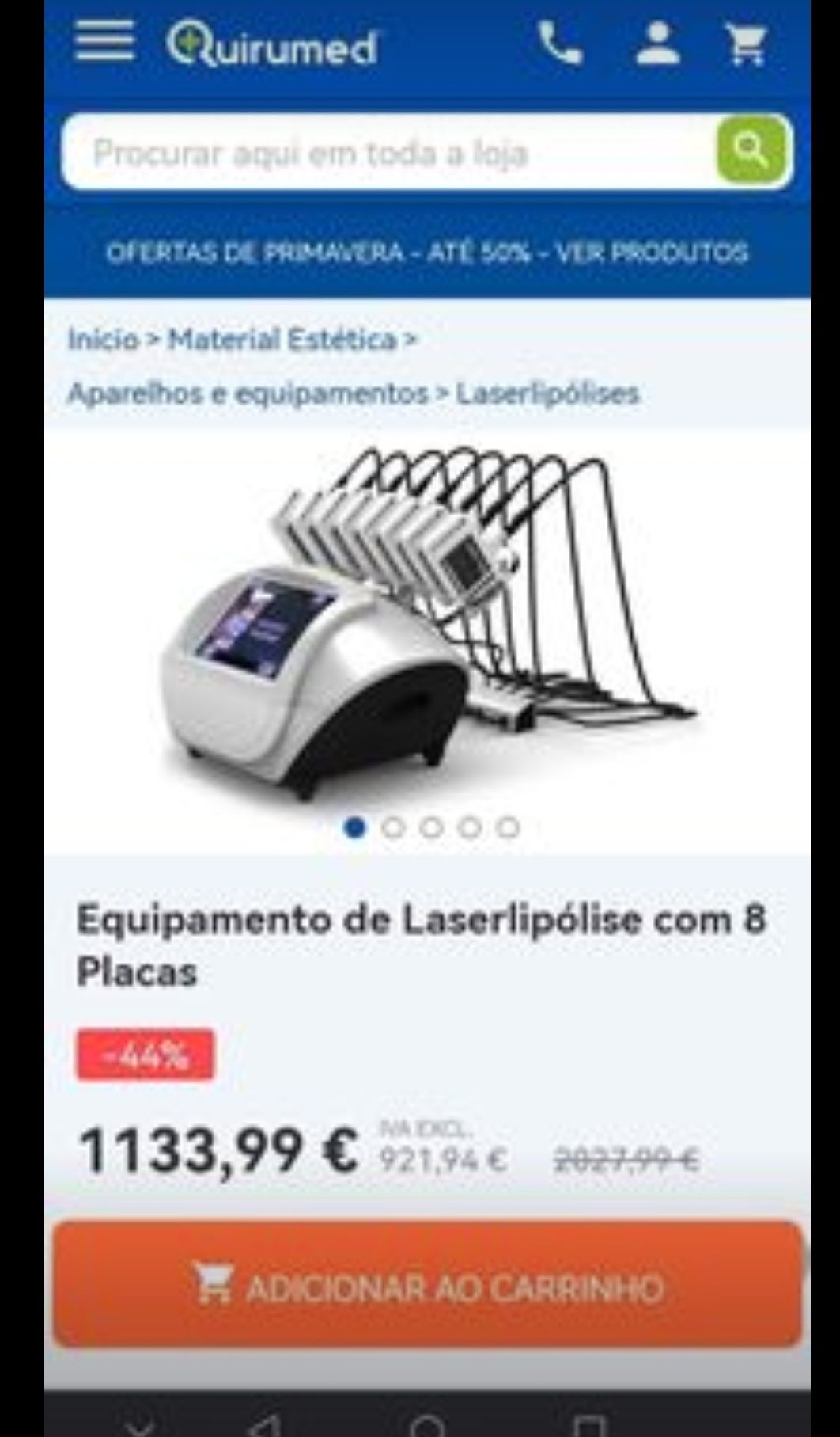 Laser lipolitico com 8 placas de trabalho. Ecrã táctil.

Descripción