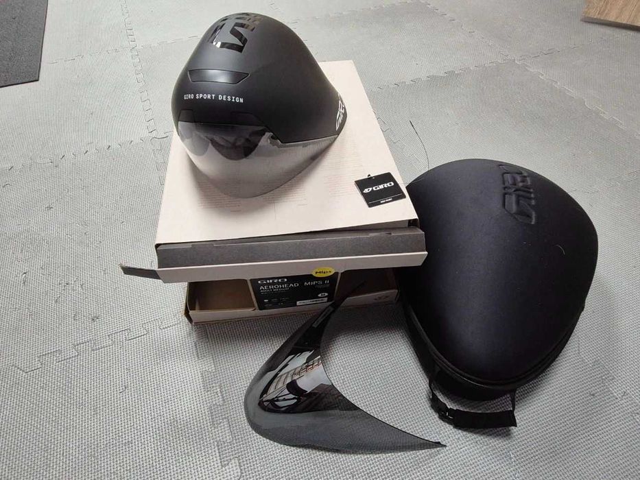 Kask czasowy Giro AEROHEAD MIPSII i Koła dysk Jaan