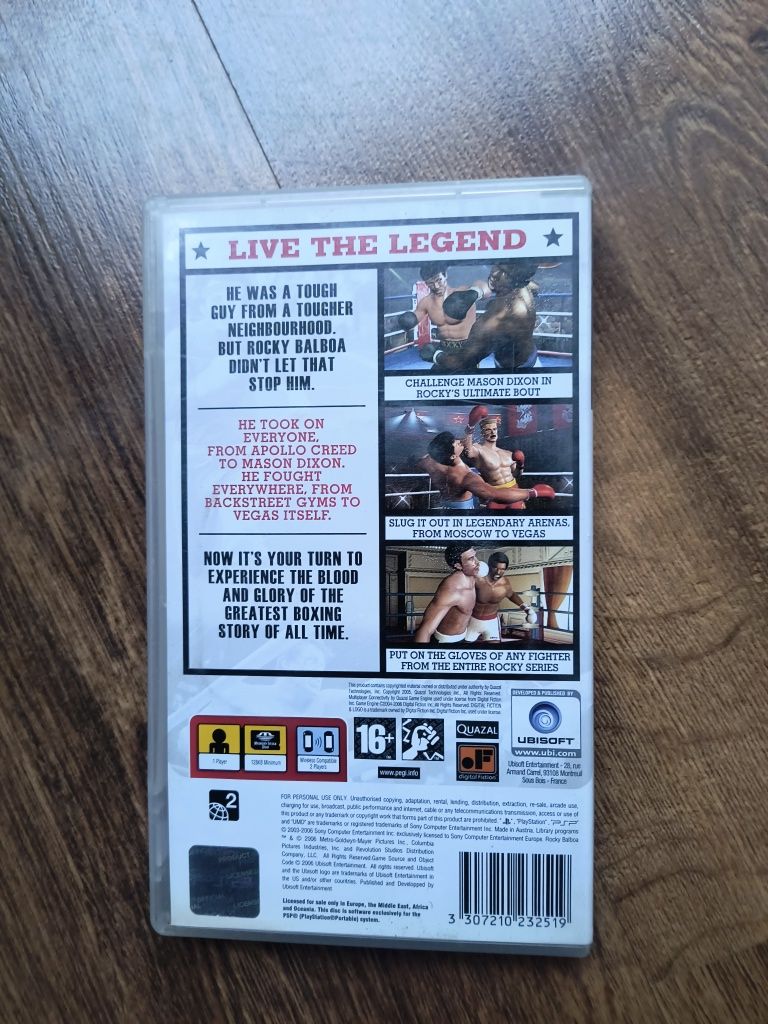 Rocky Balboa psp Sprawna PlayStation
