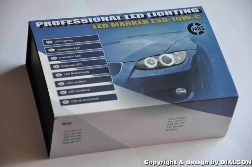 Najlepsze Nowe ŻARÓWKI LED Marker Ringi BMW E39 E53 E65 E66 E60 F VAT