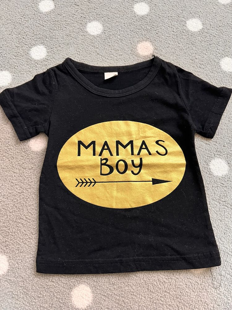 T-shirt z napisem, rozmiar 70