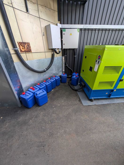 Заправка генераторів дизельним пальним Євро-5 (Литва)