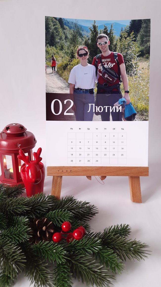 Фото Календар 2024  Подарунок на Новий Рік Різдво Друк Фото