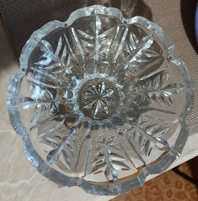 Салатник хрустальный Кришталевий салатник