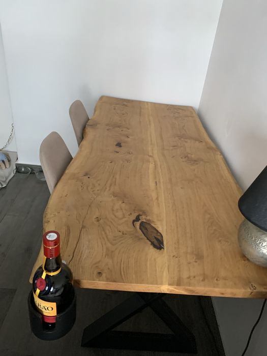 Vendo mesa nova de madeira maciça pinho frances tratado