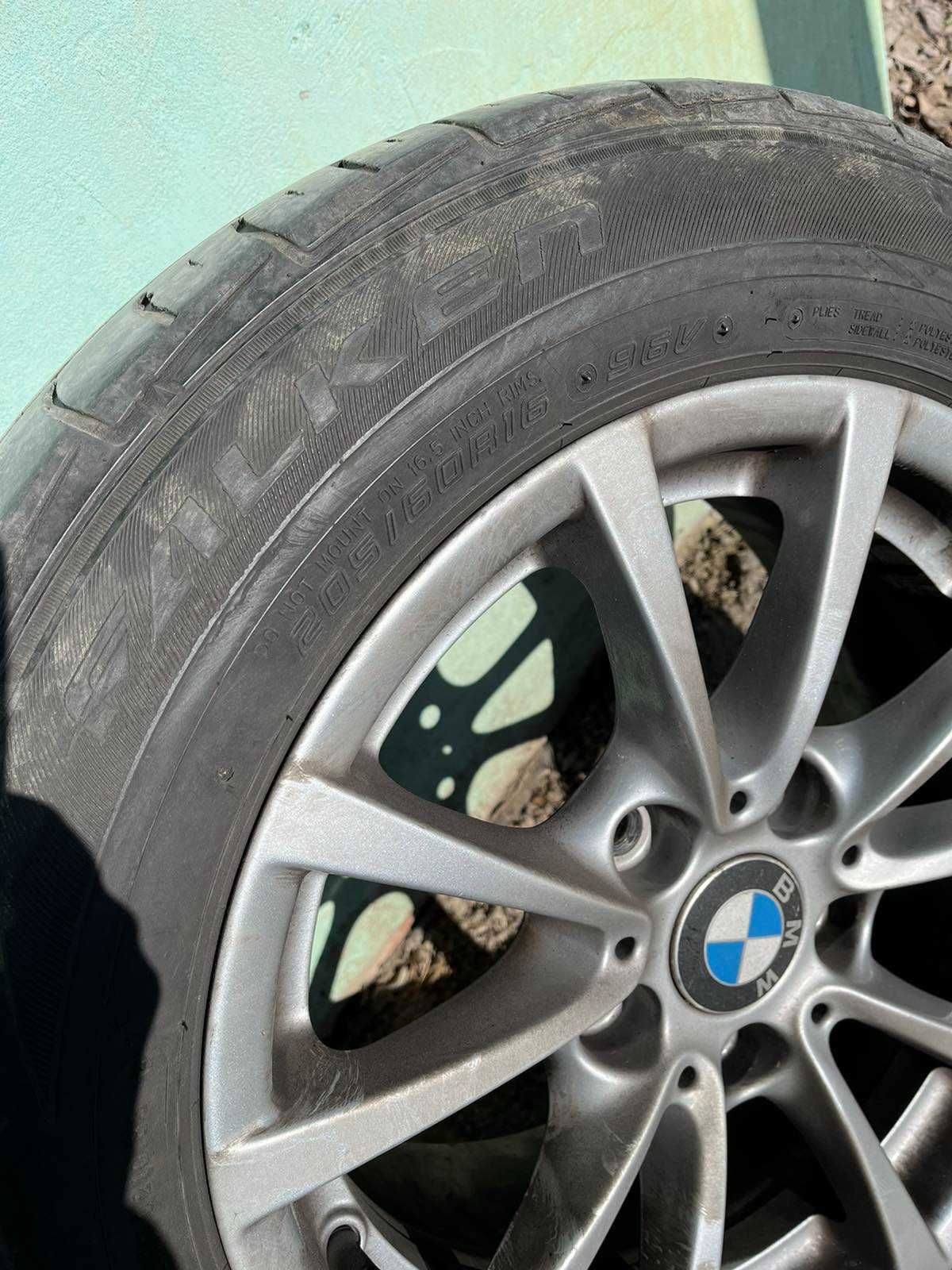Легкосплавні диски BMW R16 5х120 з літніми шинами 4 шт.