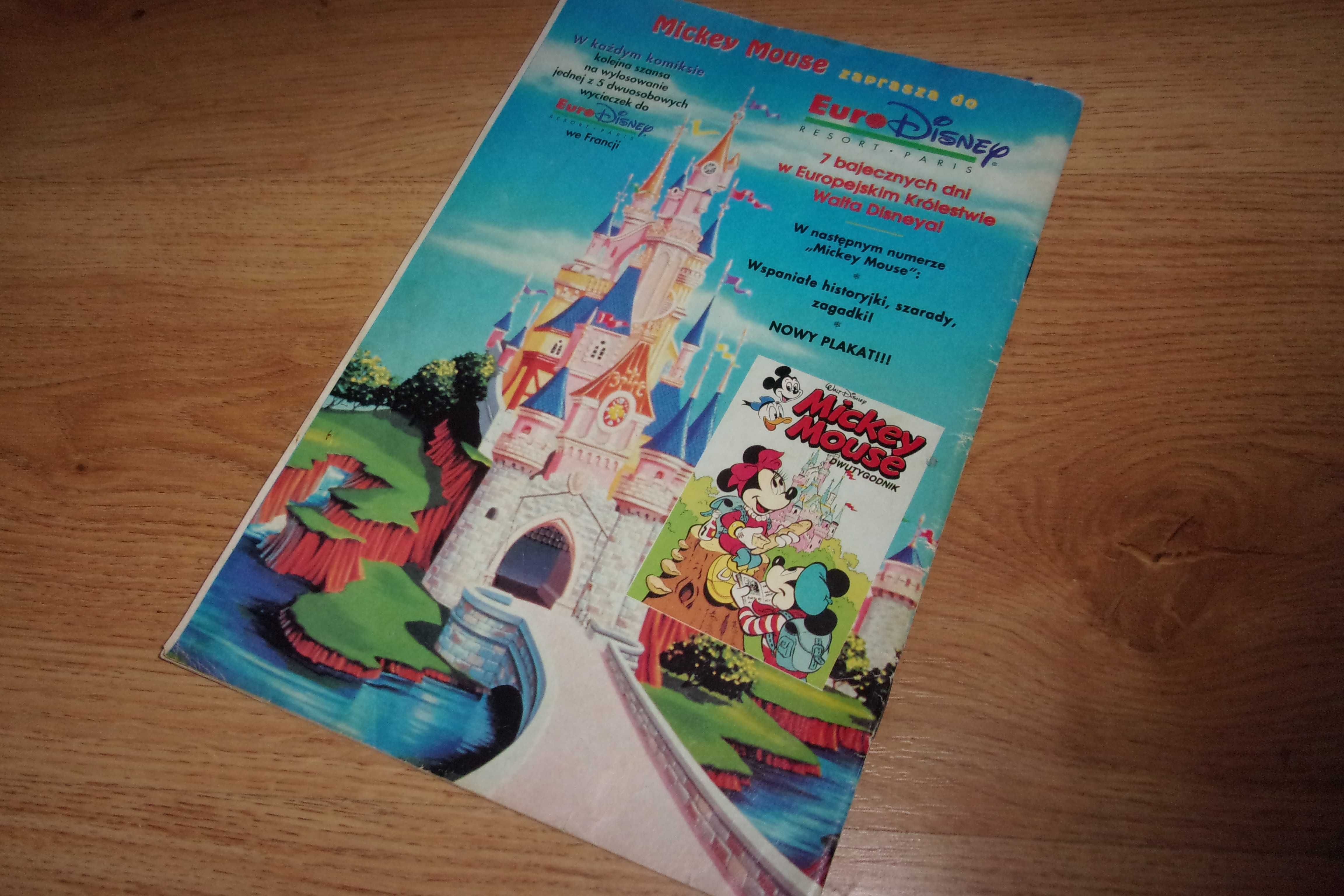 komiks myszka miki mickey mouse nr 8 1993 r.