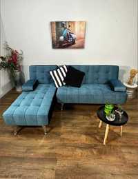 Sofá chaise longue moderno Azul petróleo NOVO