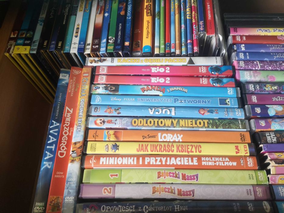 Bajki - Filmy - Animacje - Na Sztuki - Od 5zł/szt - Możliwa Wymiana
