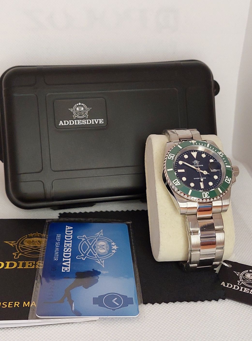 Zegarek Addiesdive nurek stal 200m, nowy !