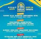 Bilhete Sol da Caparica dia 16 Agosto