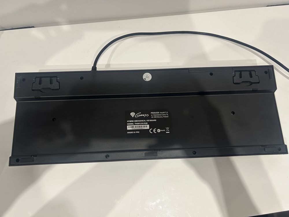 Klawiatura Genesis Thor 210 RGB + podkładka genesis