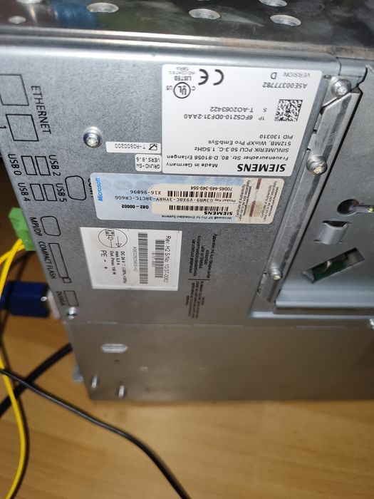 Sinumerik pcu50.3-c hmi  + панель оператора