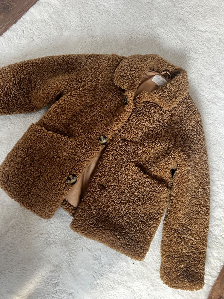 Шубка Zara Тедді.