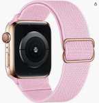 Pasek sportowy kompatybilny z zegarkami Apple Watch 42/44mm różowy