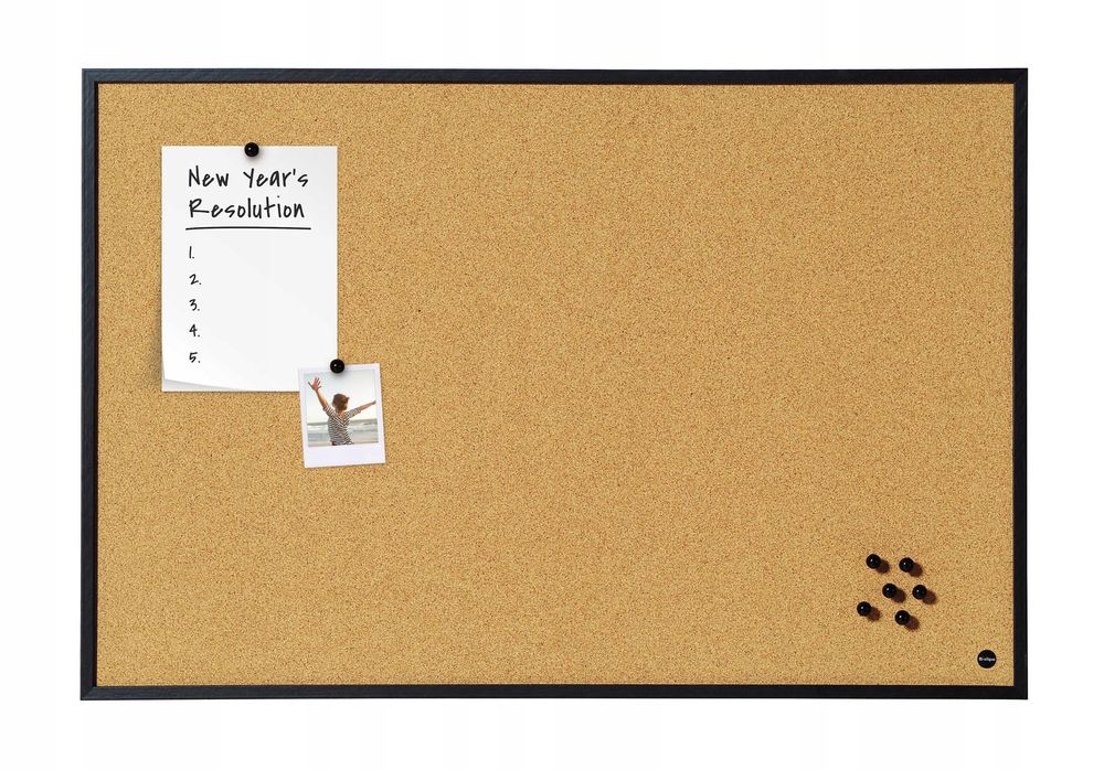 tablica korkowa bi-office new basic 885x585 mm mdf. jak nowa