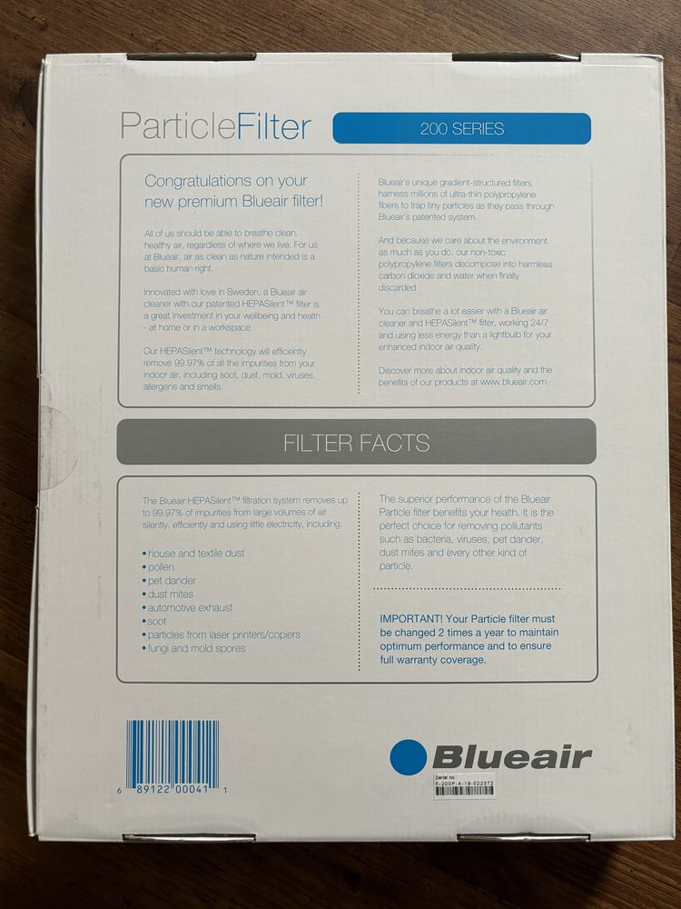 Oczyszczacz powietrza Blueair Classic 203