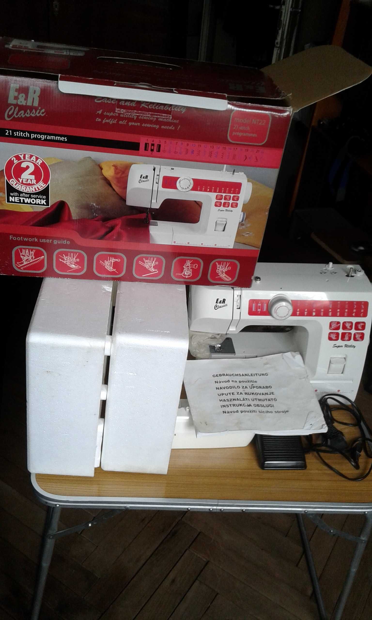 Maszyna do szycia elektryczna E&R Clasic NT22