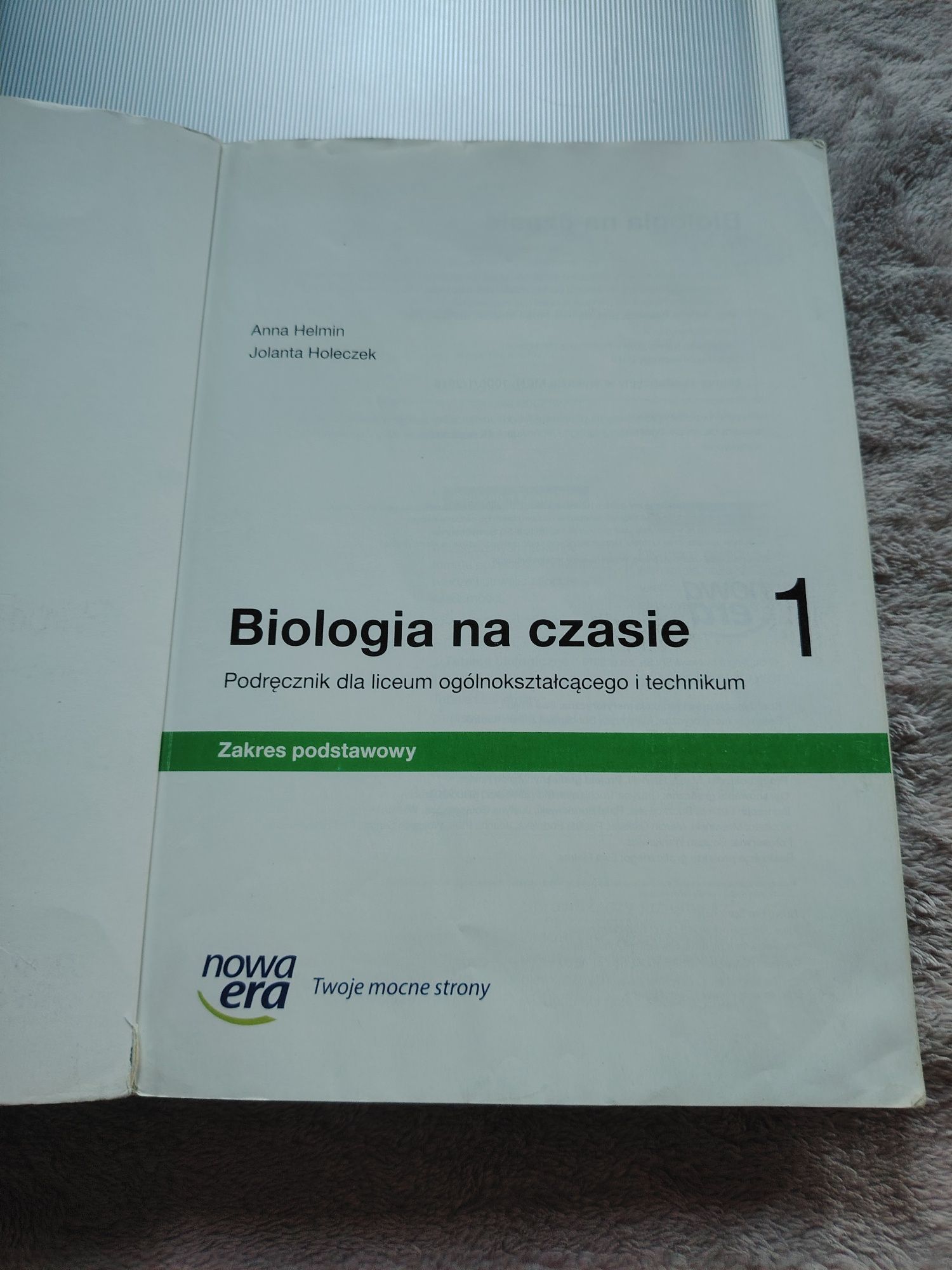 Podręcznik do biologii kl 1